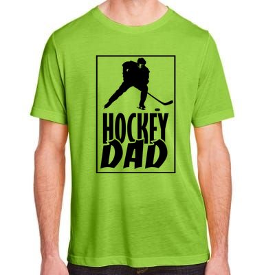 Funny Ice Hockey Father Hockey Dad Gift Adult ChromaSoft Performance T-Shirt