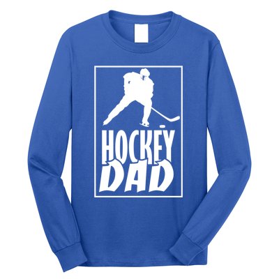 Funny Ice Hockey Father Hockey Dad Gift Long Sleeve Shirt