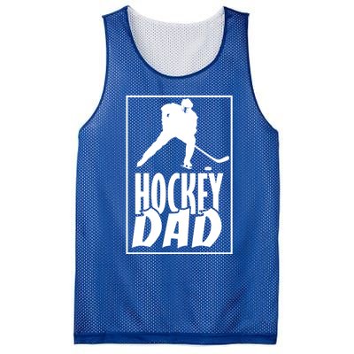 Funny Ice Hockey Father Hockey Dad Gift Mesh Reversible Basketball Jersey Tank