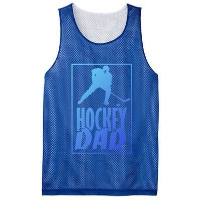 Funny Ice Hockey Father Hockey Dad Gift Mesh Reversible Basketball Jersey Tank
