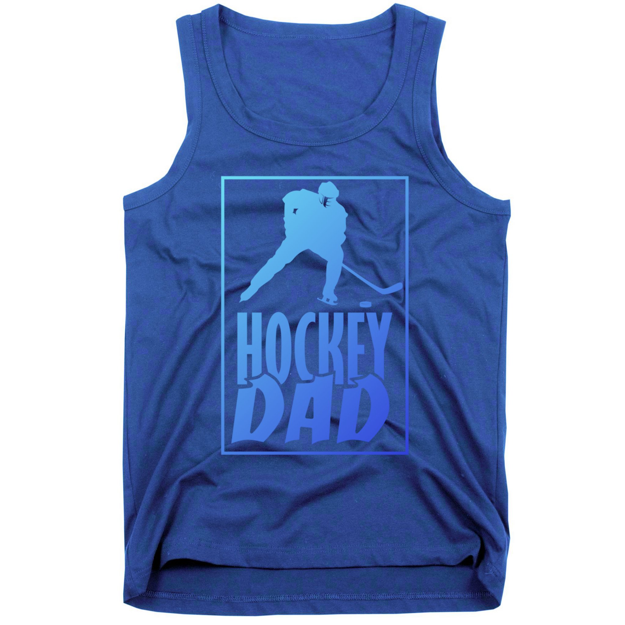 Funny Ice Hockey Father Hockey Dad Gift Tank Top