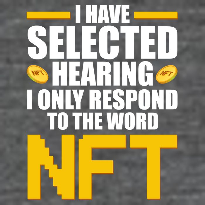 Funny I Have Selected Hearing I Only Respond To The Word NFT Mousepad