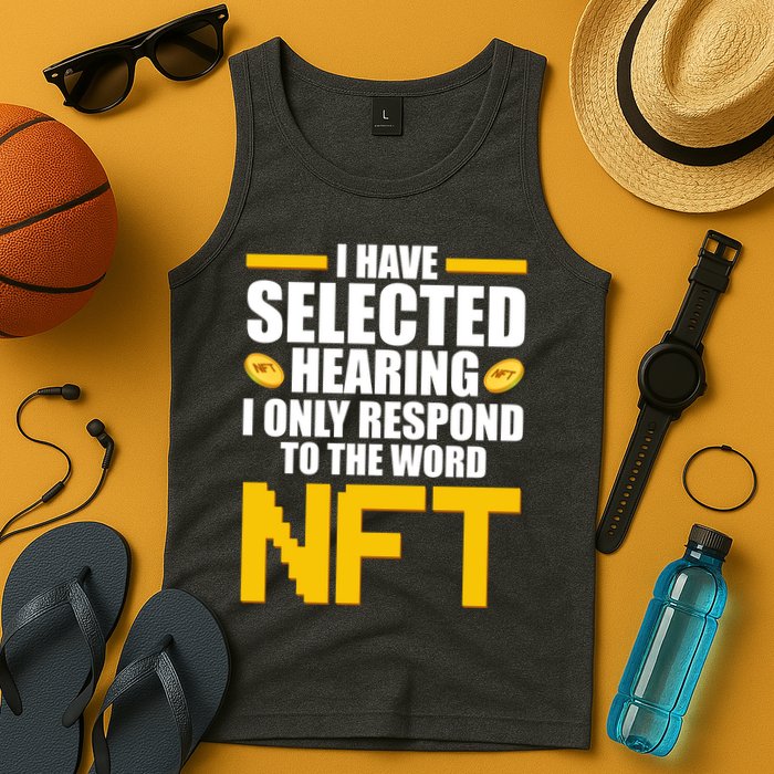 Funny I Have Selected Hearing I Only Respond To The Word NFT Tank Top
