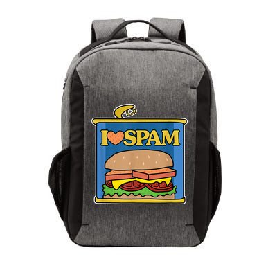 Funny I Heart Love Spam Canned Cooked Pork Food Lover Spam Vector Backpack