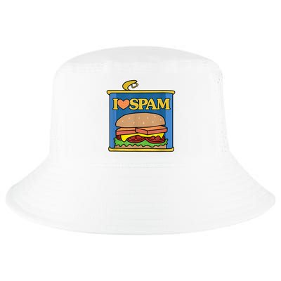 Funny I Heart Love Spam Canned Cooked Pork Food Lover Spam Cool Comfort Performance Bucket Hat