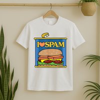 Funny I Heart Love Spam Canned Cooked Pork Food Lover Spam T-Shirt