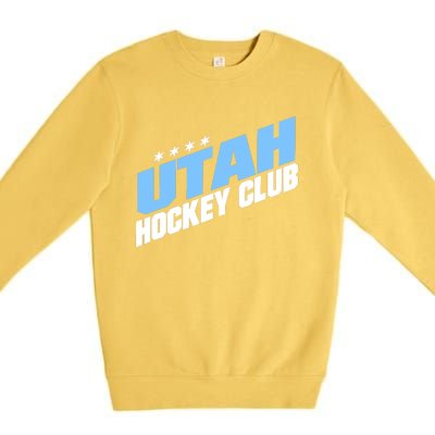 Funny Ice Hockey Player Gift For Utah Hockey Premium Crewneck Sweatshirt