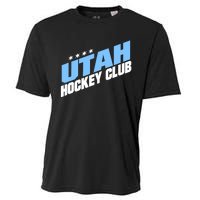 Funny Ice Hockey Player Gift For Utah Hockey Cooling Performance Crew T-Shirt