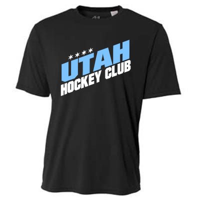 Funny Ice Hockey Player Gift For Utah Hockey Cooling Performance Crew T-Shirt