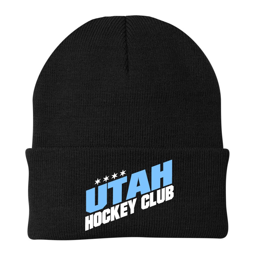 Funny Ice Hockey Player Gift For Utah Hockey Beanie