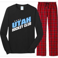 Funny Ice Hockey Player Gift For Utah Hockey Long Sleeve Pajama Set