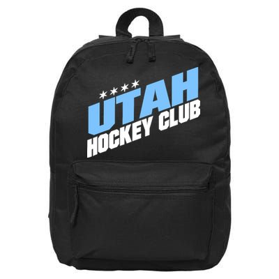 Funny Ice Hockey Player Gift For Utah Hockey 16 in Basic Backpack