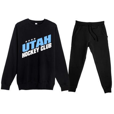 Funny Ice Hockey Player Gift For Utah Hockey Premium Crewneck Sweatsuit Set