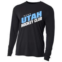 Funny Ice Hockey Player Gift For Utah Hockey Cooling Performance Long Sleeve Crew