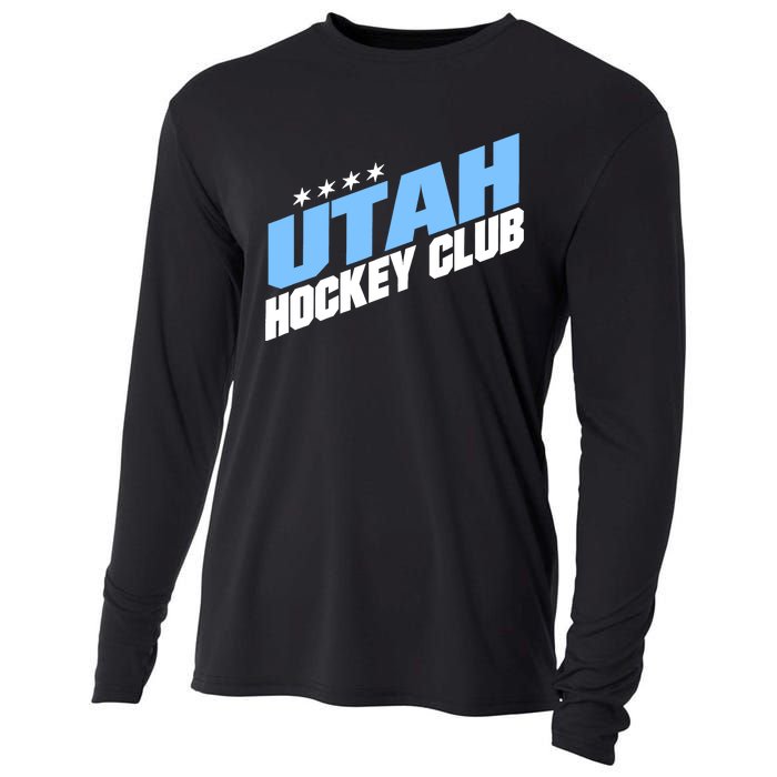 Funny Ice Hockey Player Gift For Utah Hockey Cooling Performance Long Sleeve Crew