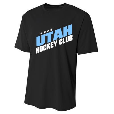 Funny Ice Hockey Player Gift For Utah Hockey Performance Sprint T-Shirt