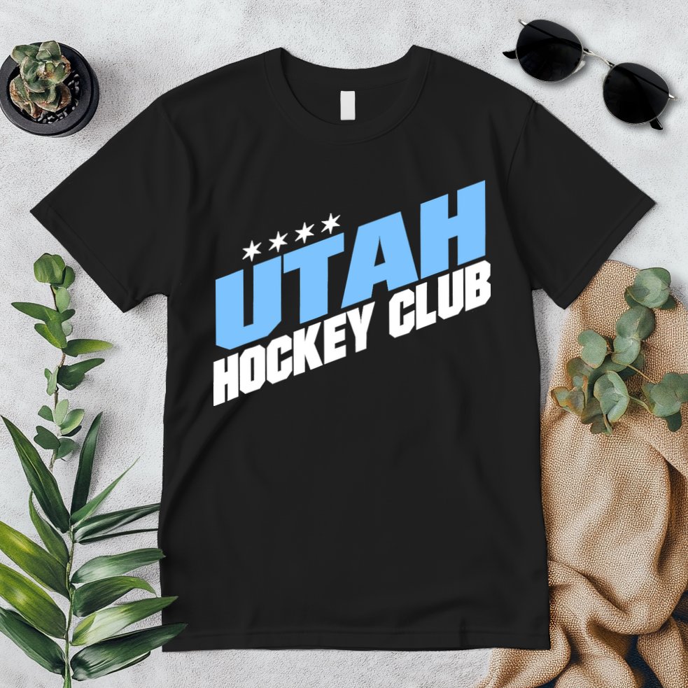 Funny Ice Hockey Player Gift For Utah Hockey Premium T-Shirt