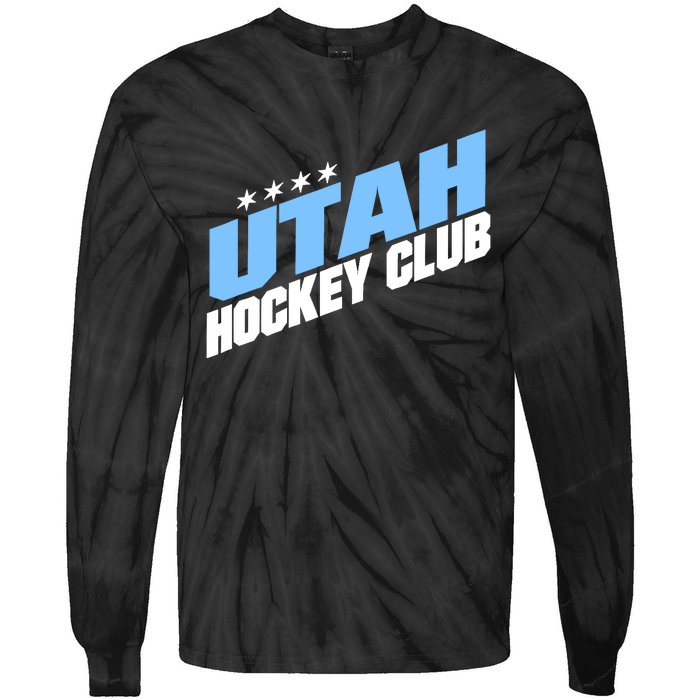 Funny Ice Hockey Player Gift For Utah Hockey Tie-Dye Long Sleeve Shirt