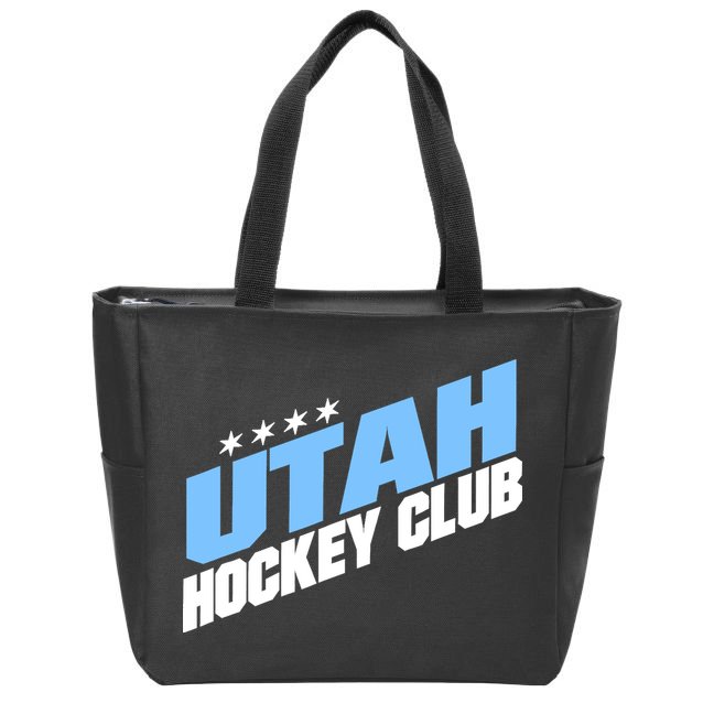 Funny Ice Hockey Player Gift For Utah Hockey Zip Tote Bag