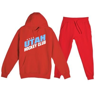 Funny Ice Hockey Player Gift For Utah Hockey Premium Hooded Sweatsuit Set