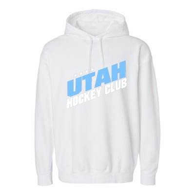 Funny Ice Hockey Player Gift For Utah Hockey Garment-Dyed Fleece Hoodie