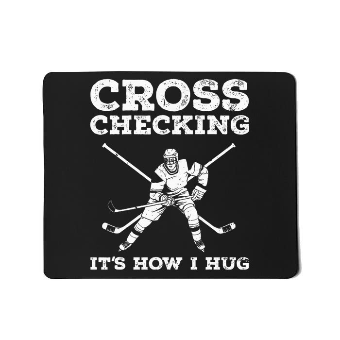 Funny Ice Hockey Art Ice Hockey Lover Coach Mousepad