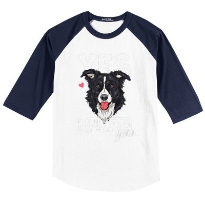 Funny I Herd You Border Collie Dog Lover Baseball Sleeve Shirt