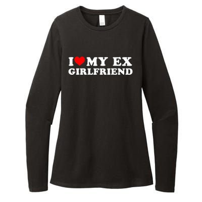 Funny I Heart My Ex GF I Love My Ex Girlfriend Womens CVC Long Sleeve Shirt