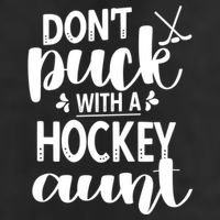Funny Ice Hockey Aunt Of An Ice Hockey Player Auntie Gift Beanie
