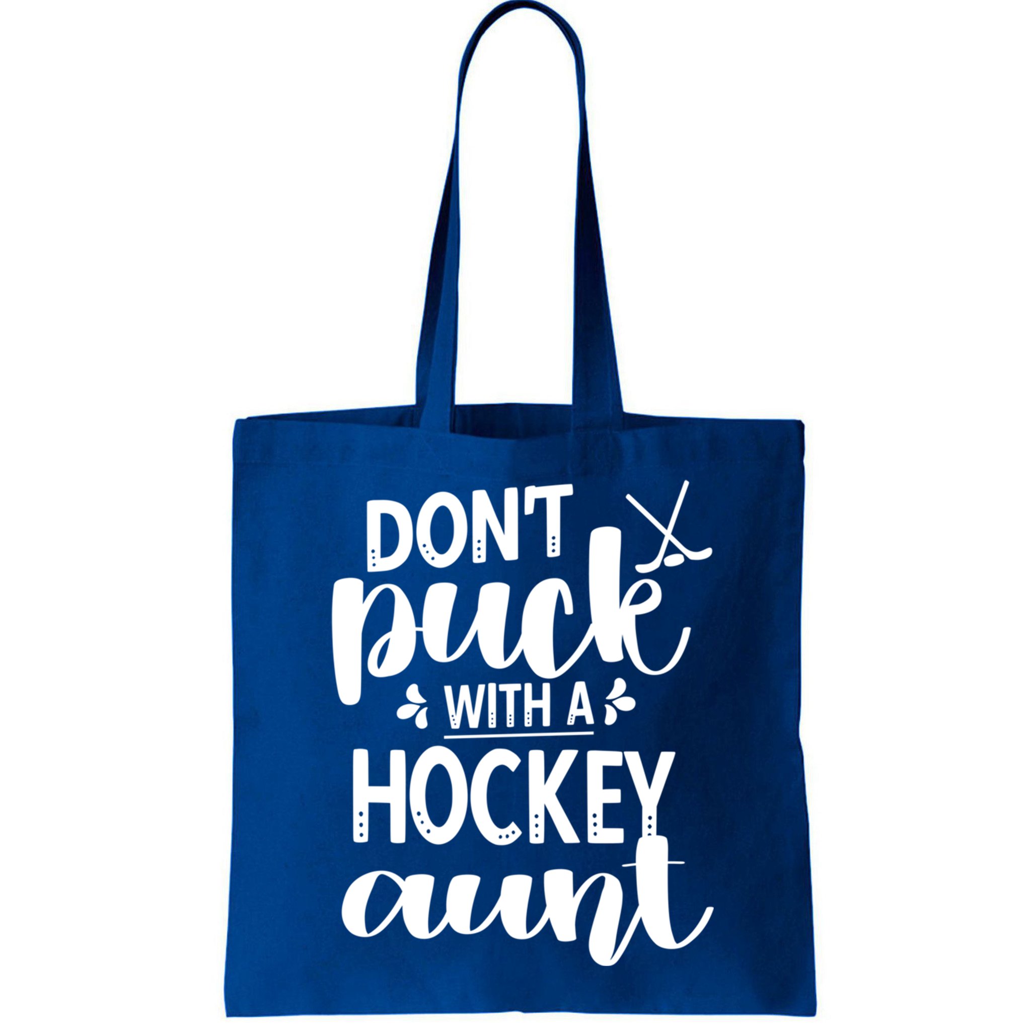 Funny Ice Hockey Aunt Of An Ice Hockey Player Auntie Gift Bag
