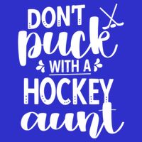 Funny Ice Hockey Aunt Of An Ice Hockey Player Auntie Gift Kids Hoodie