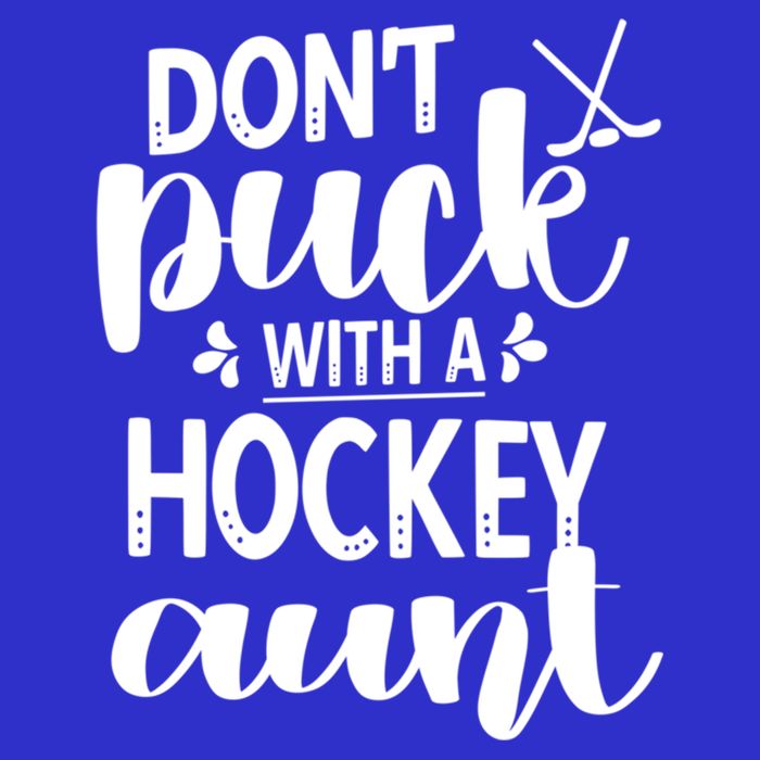 Funny Ice Hockey Aunt Of An Ice Hockey Player Auntie Gift Kids Hoodie