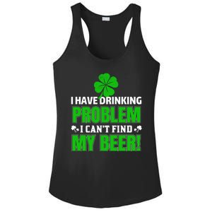 Funny I Have Drinking Problem Can't Find My Beer Ladies PosiCharge Competitor Racerback Tank