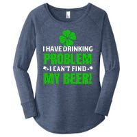 Funny I Have Drinking Problem Can't Find My Beer Women's Perfect Tri Tunic Long Sleeve Shirt