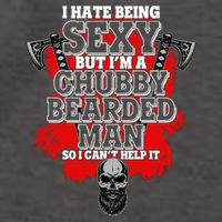 Funny I Hate Being Sexy But Im A Chubby Bearded Man So I CanT Help It Vector Backpack