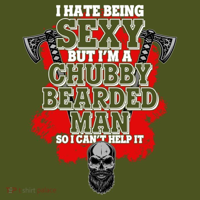 Funny I Hate Being Sexy But Im A Chubby Bearded Man So I CanT Help It Short Acrylic Beanie