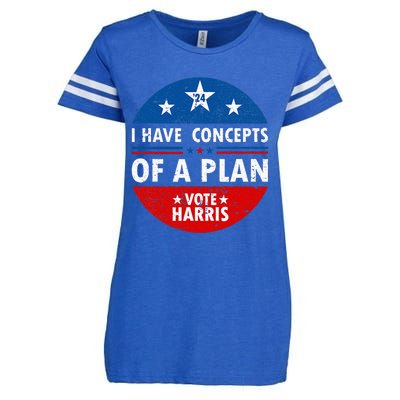 Funny I Have Concepts Of A Plan Harris Walz Waltz 2024 Usa Enza Ladies Jersey Football T-Shirt