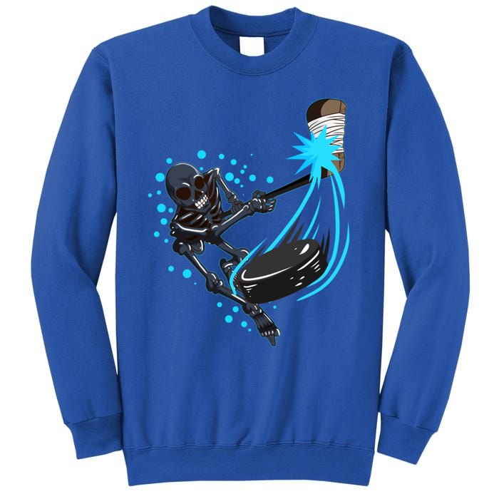 Funny Ice Hockey Skeleton Ice Hockey Fan Ice Hockey Player Gift Sweatshirt