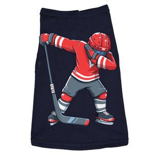 Funny Ice Hockey Dab Apparel, Dabbing Player Doggie Tank