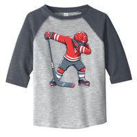 Funny Ice Hockey Dab Apparel, Dabbing Player Toddler Fine Jersey T-Shirt