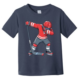 Funny Ice Hockey Dab Apparel, Dabbing Player Toddler T-Shirt