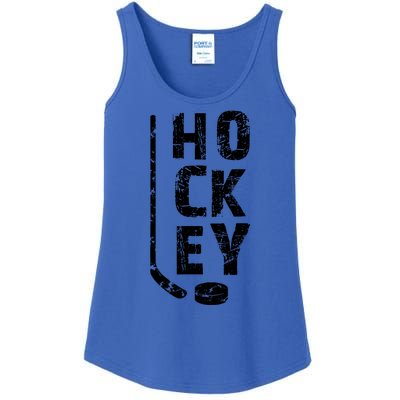 Funny Ice Hockey Gift For Player Ladies Essential Tank