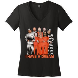 Funny I Have A Dream Women's V-Neck T-Shirt