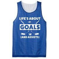 Funny Ice Hockey For Boy Lifes About Goals Gift Mesh Reversible Basketball Jersey Tank