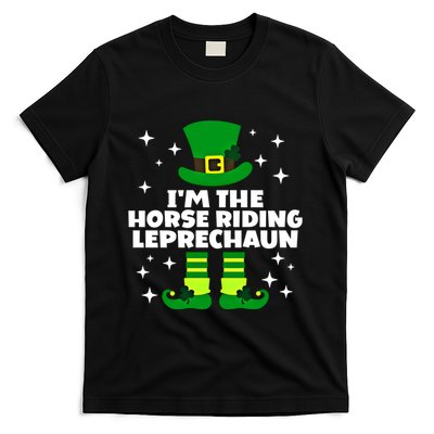 Funny Irish Horse Riding Leprechaun St Patricks Day Ireland Meaningful Gift T-Shirt