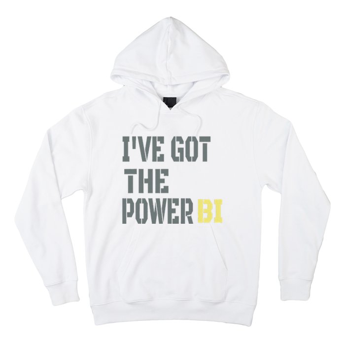 Funny I Have Got The Power Bi Great Hoodie