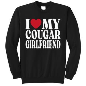 Funny I Heart My GF I Love My Cougar Girlfriend Sweatshirt