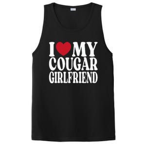 Funny I Heart My GF I Love My Cougar Girlfriend PosiCharge Competitor Tank