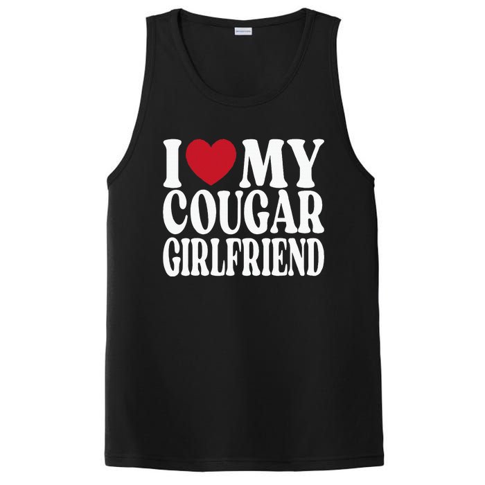 Funny I Heart My GF I Love My Cougar Girlfriend PosiCharge Competitor Tank