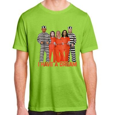 Funny I Have A Dream THE AMERICAN DREAM Adult ChromaSoft Performance T-Shirt